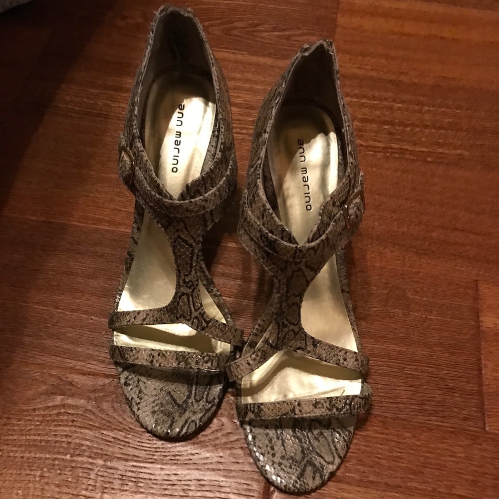 Snake skin heels